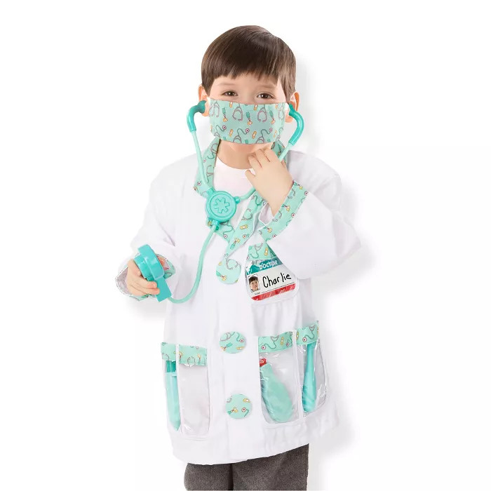 Melissa & Doug Doctor Role Play Costume Dress-Up Set (7pc) | Target