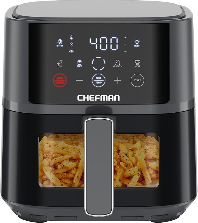 Chefman Air Fryer – 4 QT Compact Airfryer for Quick & Easy Meals, Features Hi-Fry Technology fo... | Amazon (US)