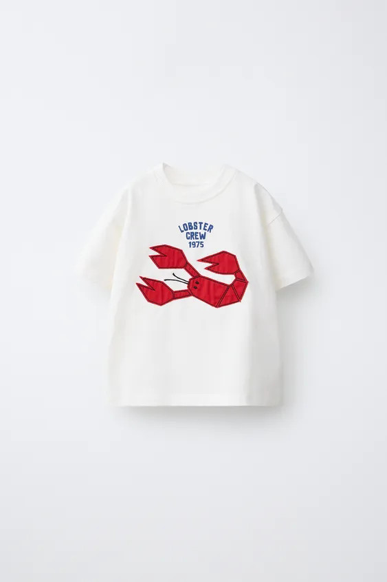 LOBSTER PATCH T-SHIRT | Zara US