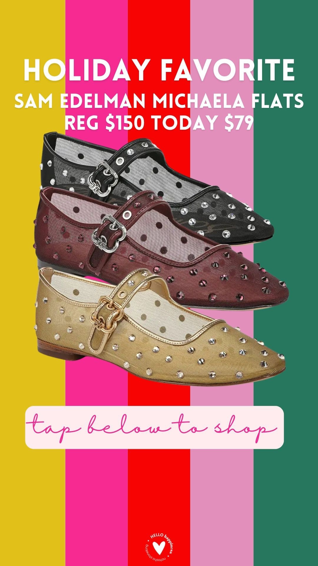 holiday favorite | Sam Edelman flats $79 

#LTKGiftGuide #LTKHoliday #LTKSaleAlert