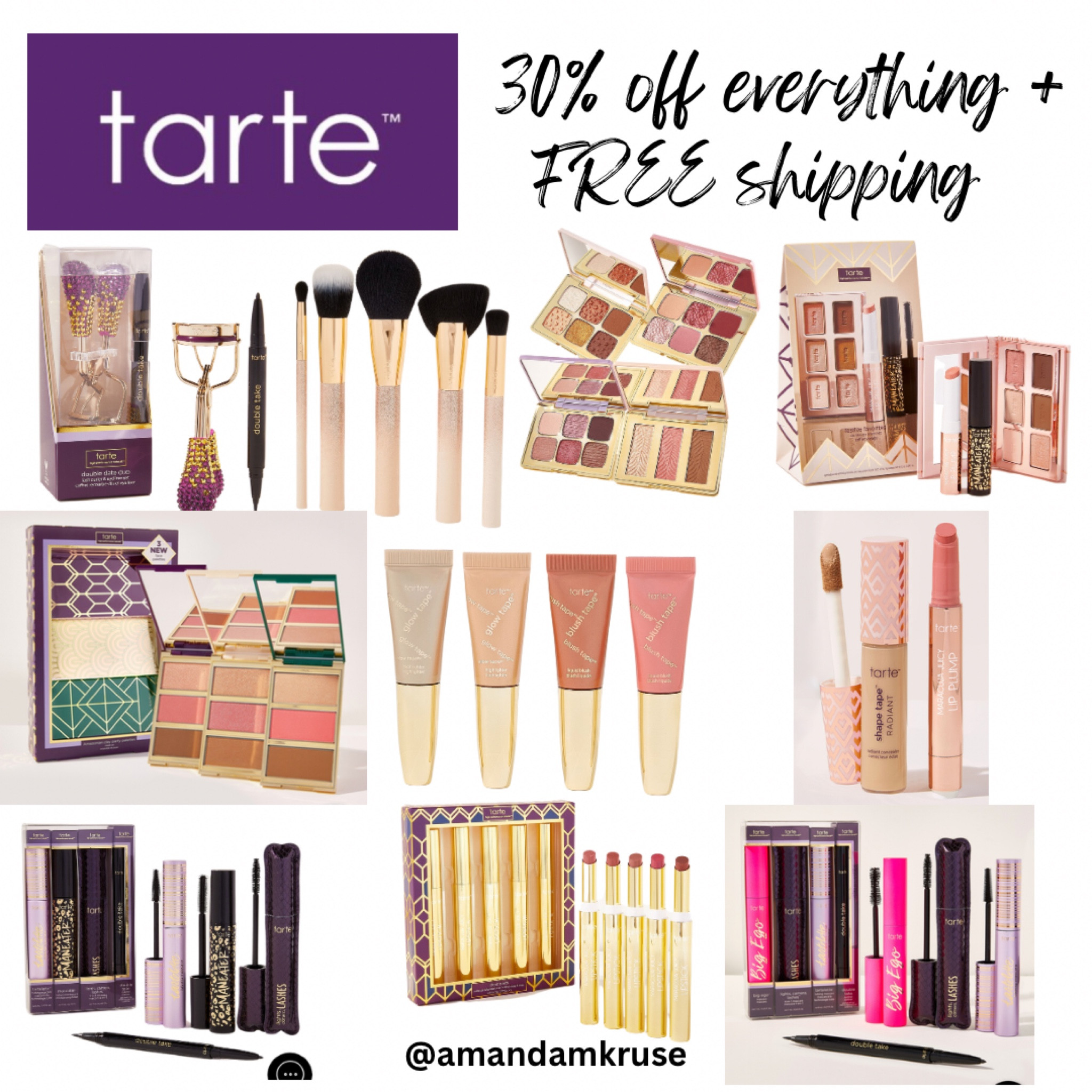 Tarte Cosmetics 30% off everything + FREE shipping! 

Black Friday deals, gift for her, stocking stuffers for her, makeup, gift set, makeup gift set  

#LTKGiftGuide #LTKbeauty #LTKCyberWeek