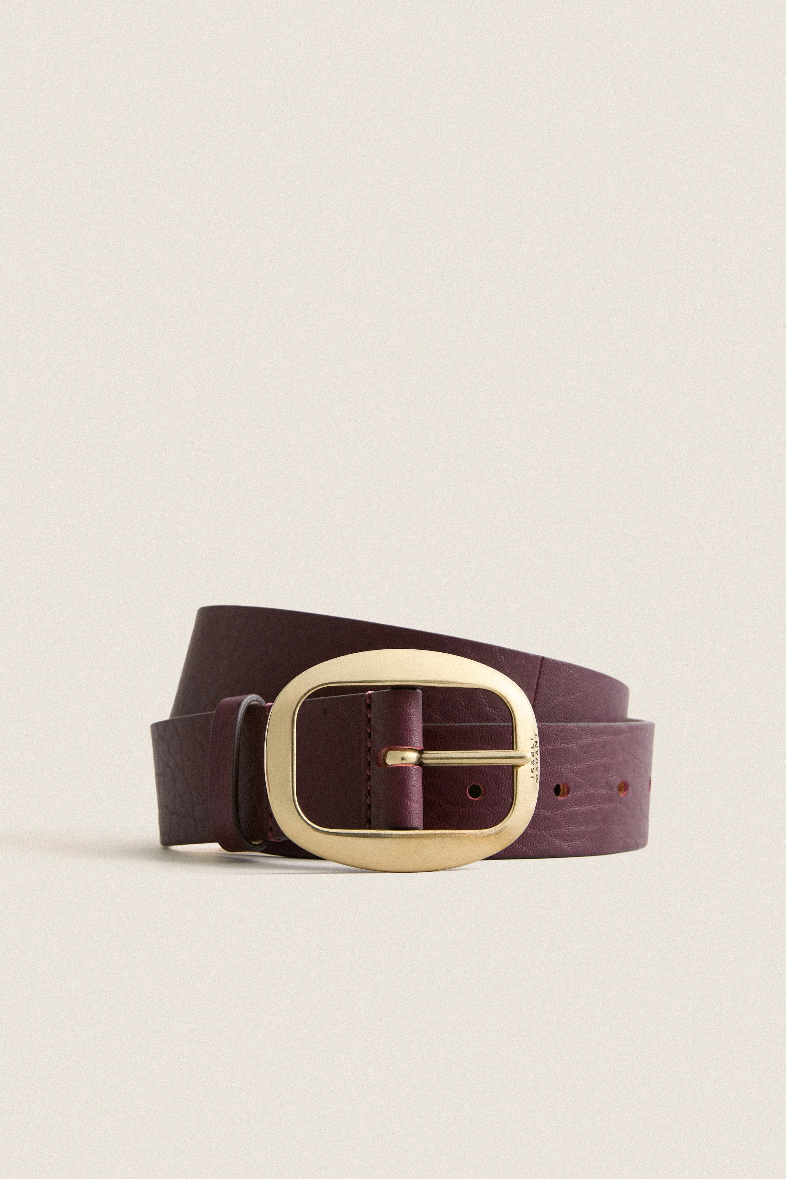 Burgundy Dara Buckle Belt | Tuckernuck (US)