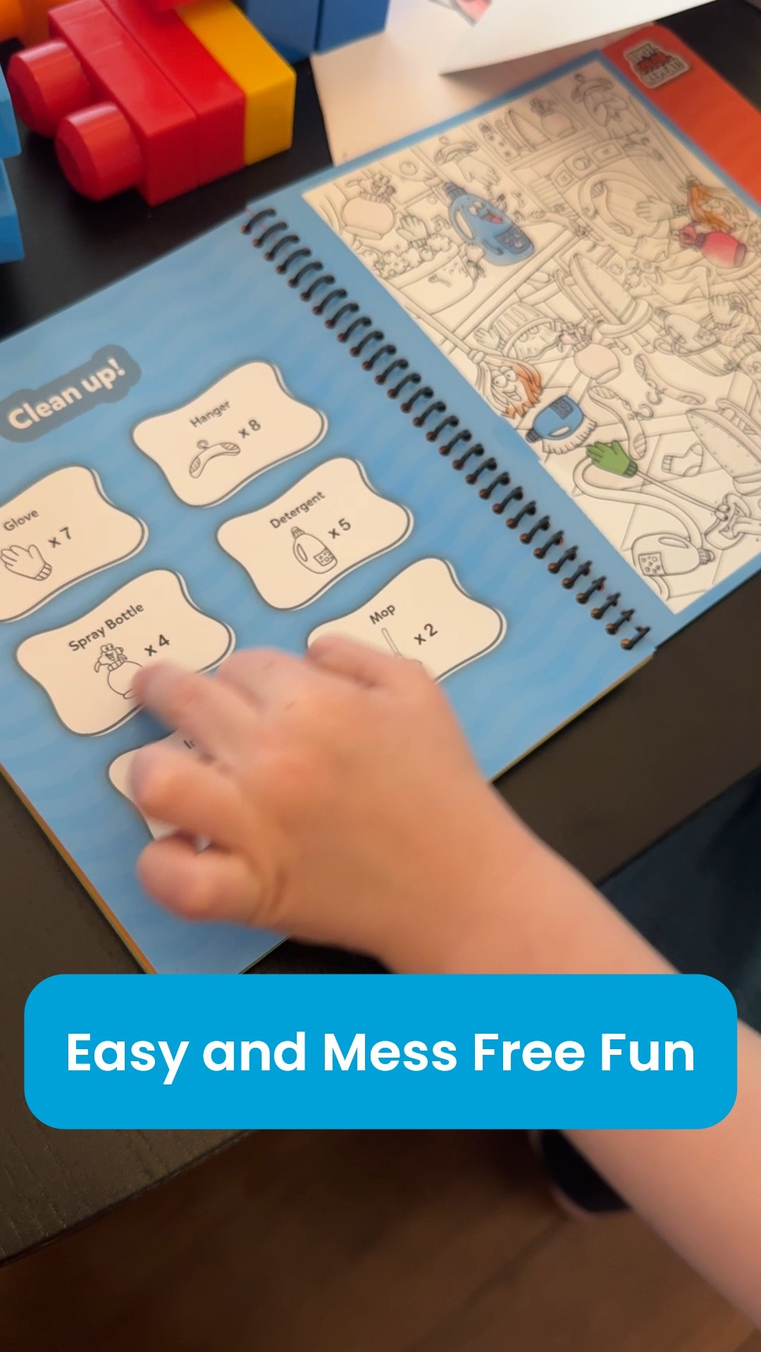 No mess and no screens, but lots of fun with this @Skillmatics activity search and find book! 