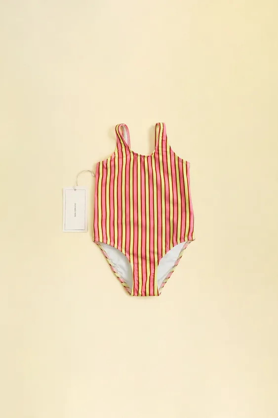ZARA TIMELESS - STRIPED SWIMSUIT | Zara US