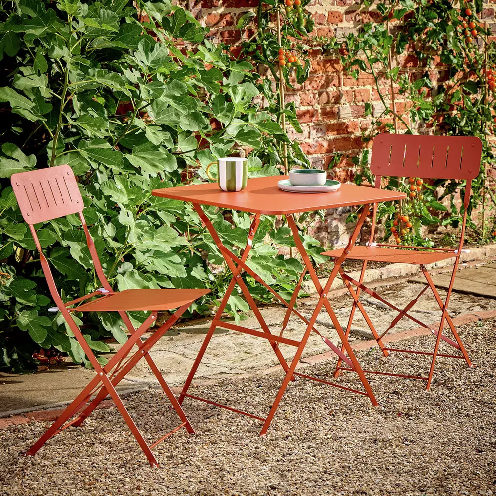 Buy Habitat Eden 2 Seater Metal Bistro Set | Garden furniture sets | Habitat | Habitat UK