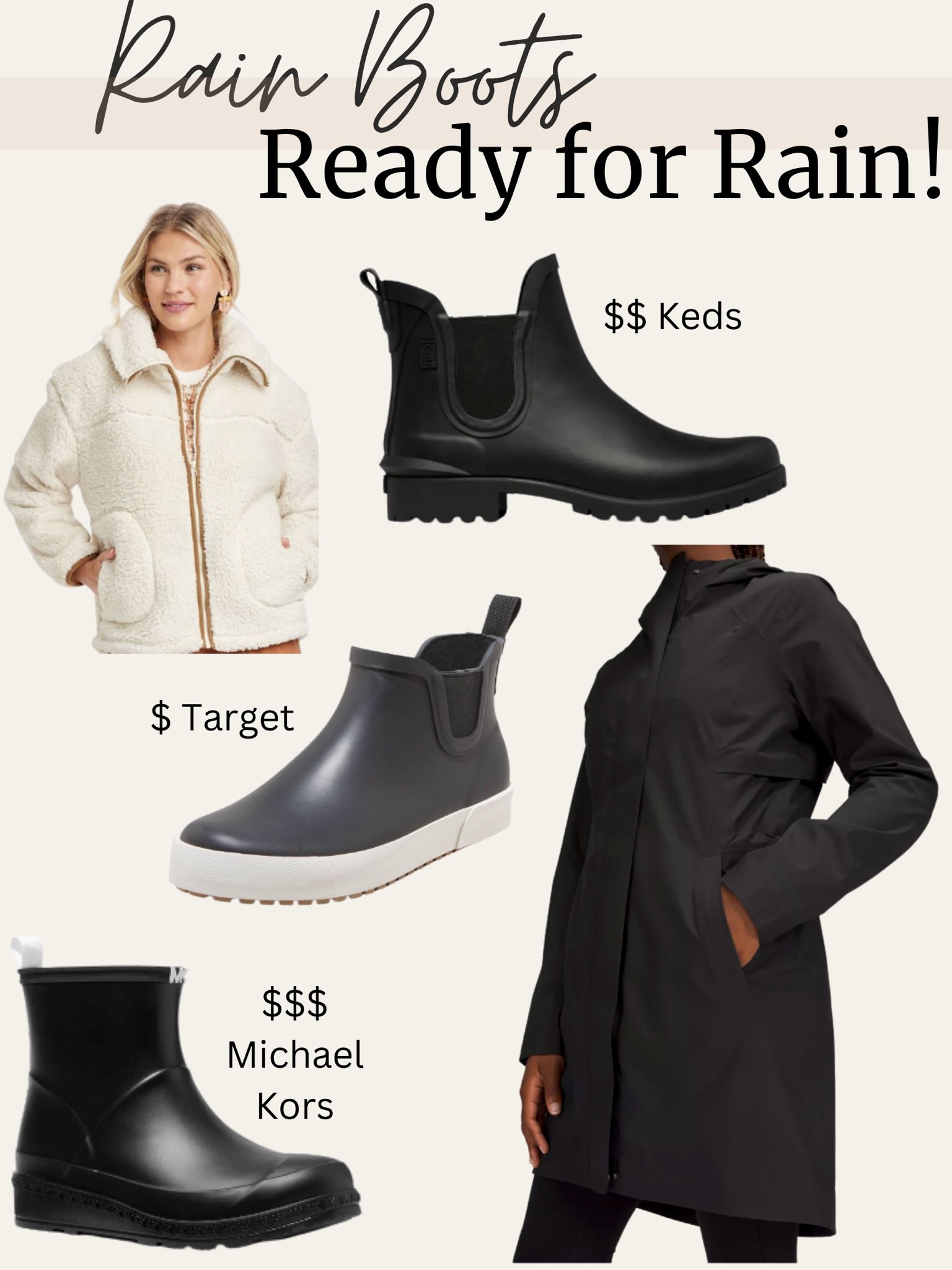 Just because it’s raining doesn’t mean you can’t look fabulous! 