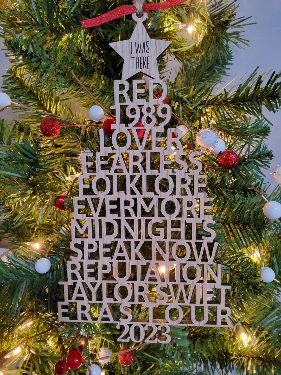 Christmas Tree Taylor Word Ornament - Etsy | Etsy (US)