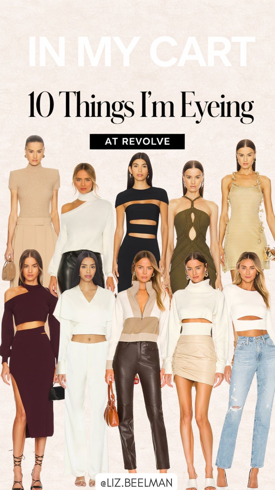 10 Things I’m eyeing in my cart at Revolve. 

#revolve