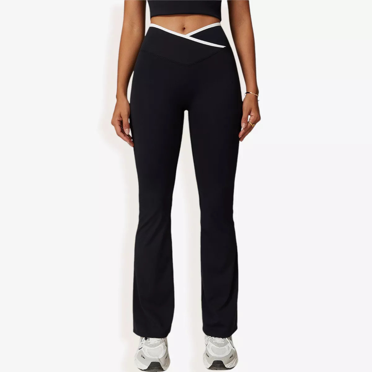 Anna-Kaci Women's High Waist Crisscross Yoga Pants Flare Leg for Active and Casual Wear | Target