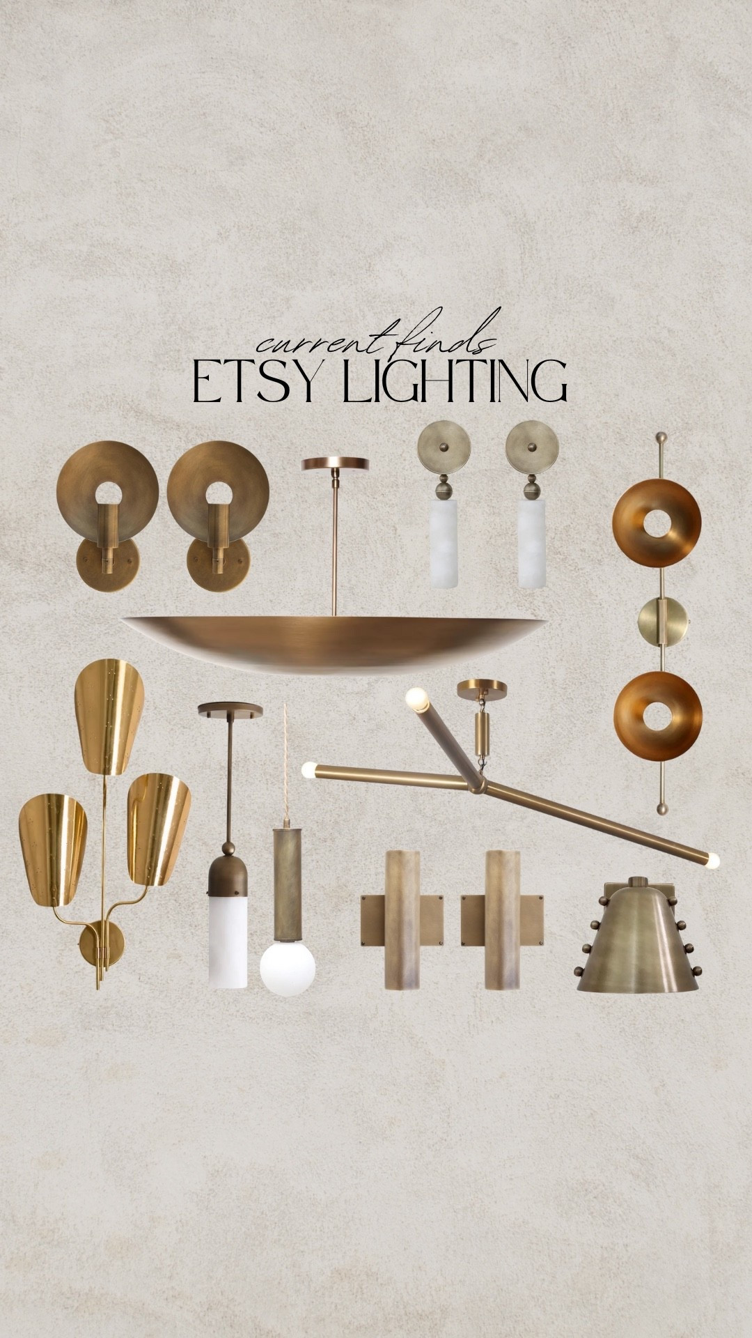 Etsy lighting, gold wall sconce, brass wall sconce, brass chandelier, gold chandelier, gold pendant, brass pendant, brass lighting, gold lighting

#LTKHome #LTKFindsUnder100 #LTKSaleAlert

#LTKHome #LTKSaleAlert #LTKFindsUnder100