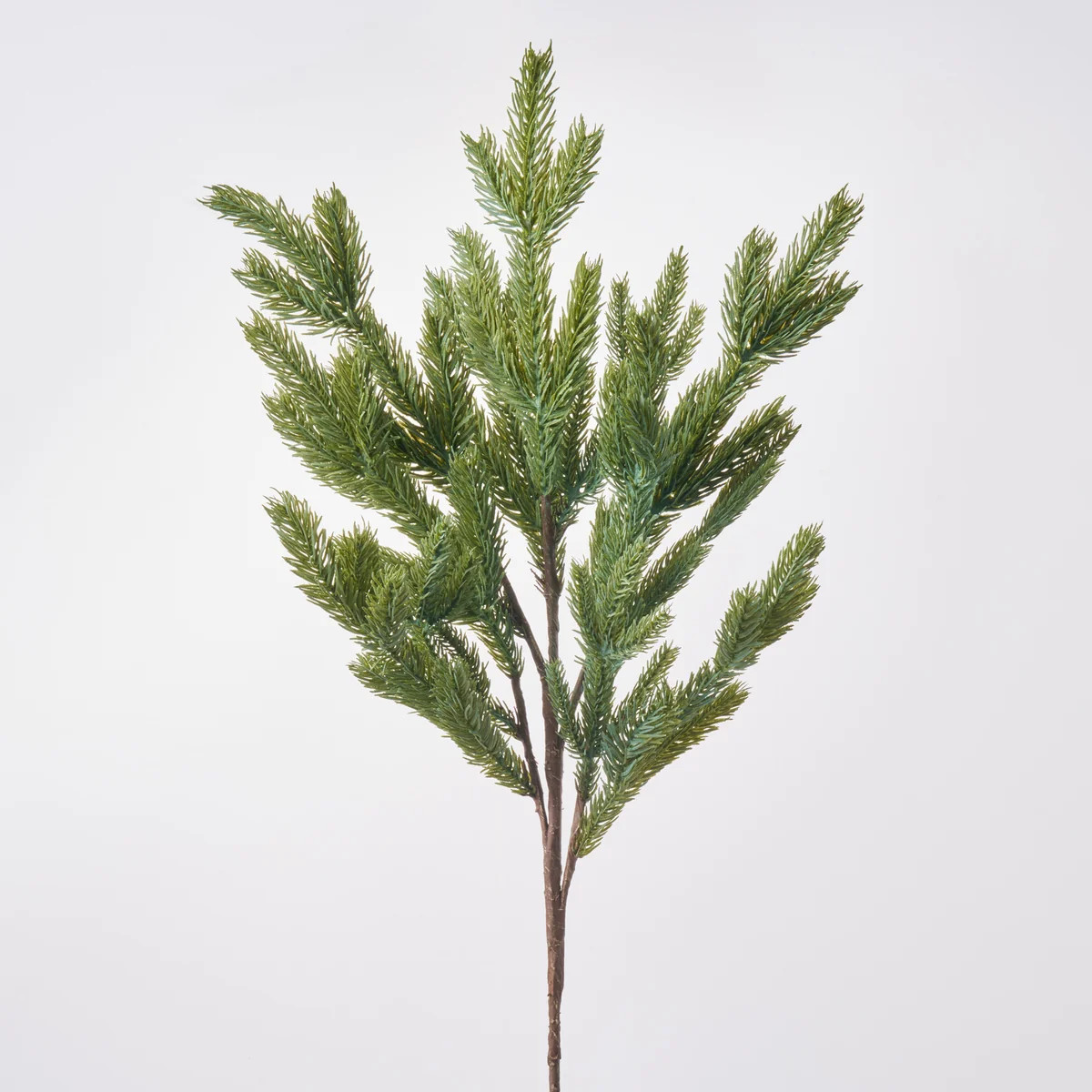 Lifelike Winter Green Fraser Fir Holiday Christmas Faux Greenery Branch - 25" | Darby Creek Trading