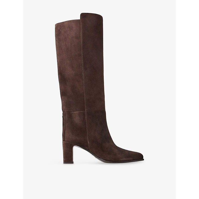 Jimmy Choo Womens Chocolate Caly 65 Suede Knee-High Boots Eur 40 / 7 Uk Women | Selfridges