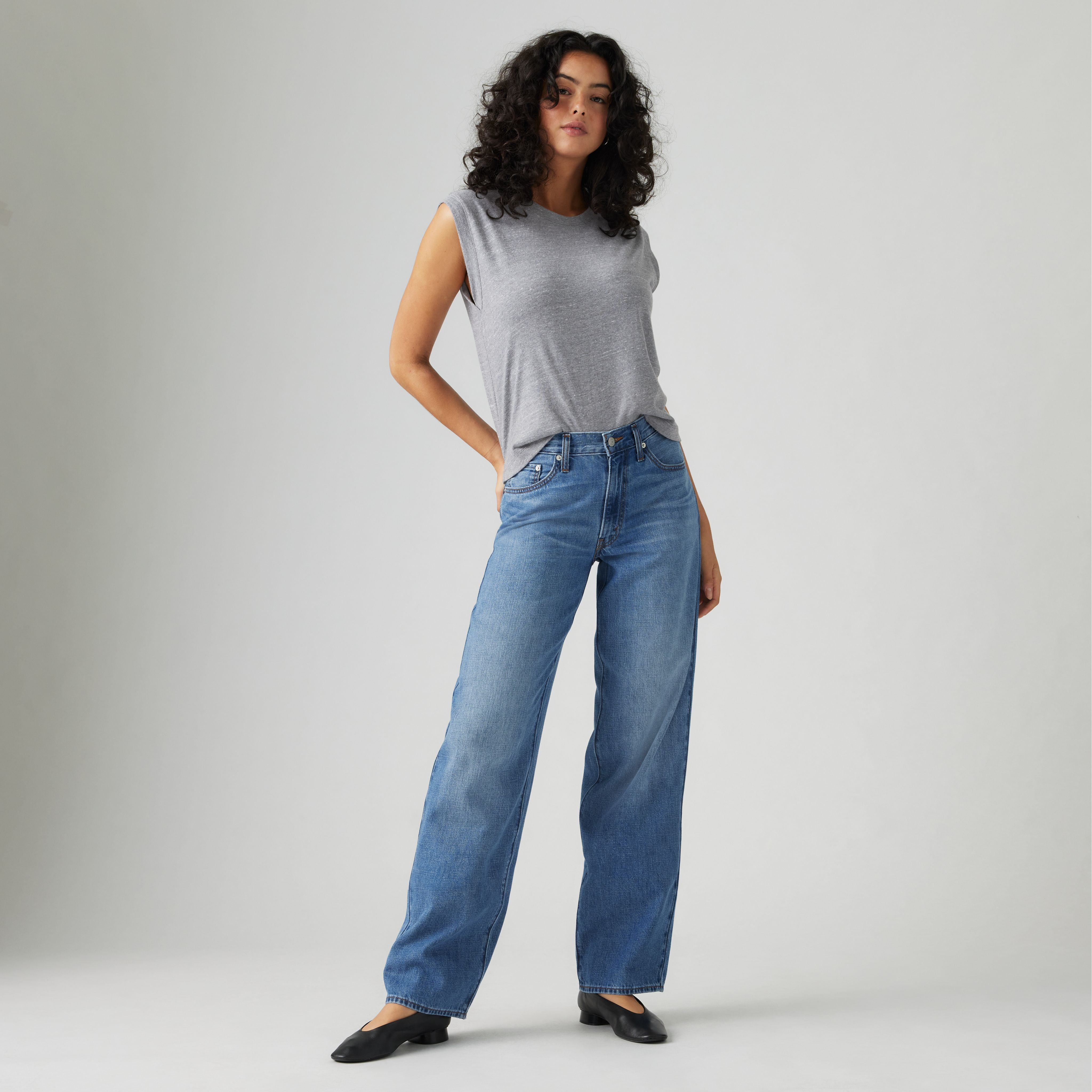 Levi's Baggy Dad Linen+ Denim Women's Jeans 29x34 | Levi's US