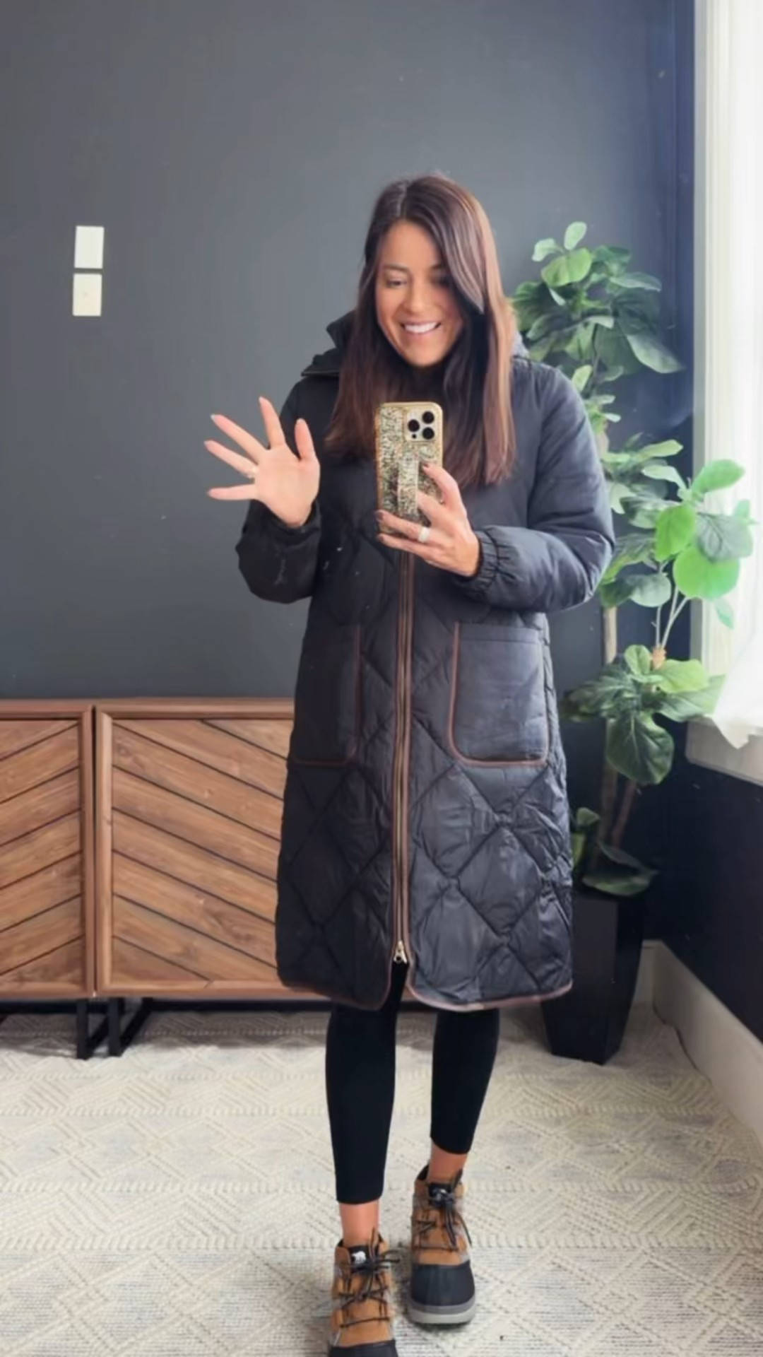 My favorite winter coat is 50% off today with code BREEZY! I do size down one. 

#LTKSeasonal #LTKShoeCrush