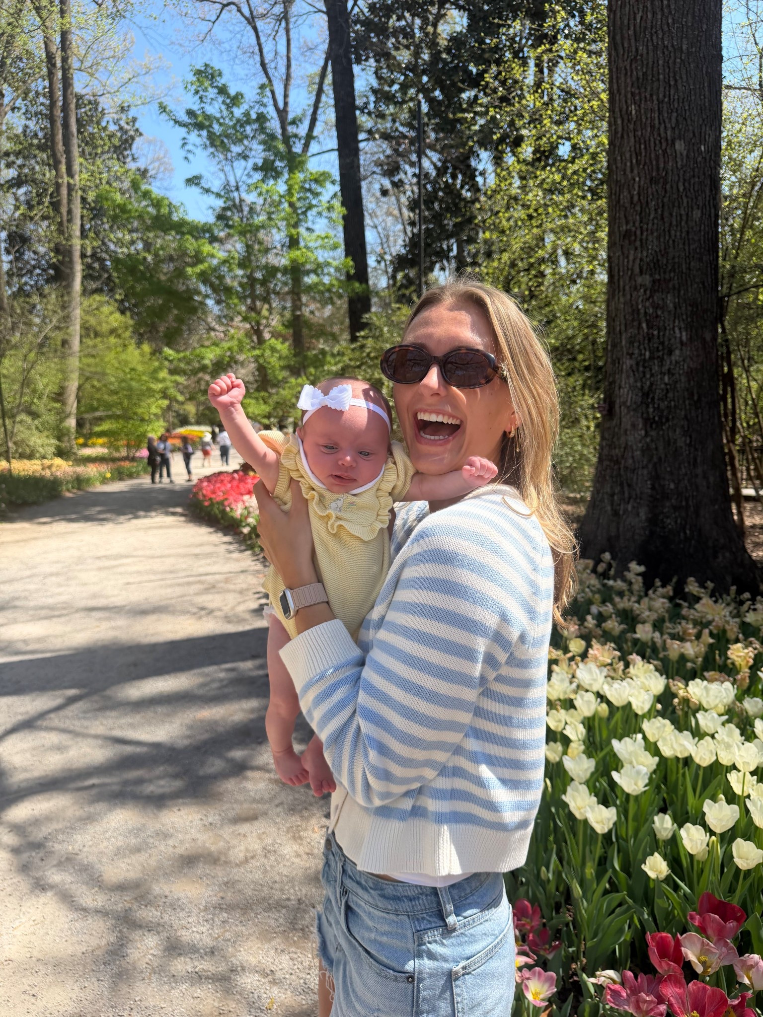 spring time tulip garden trip with my niece🌷💗

#LTKootd #LTKKids #LTKTravel