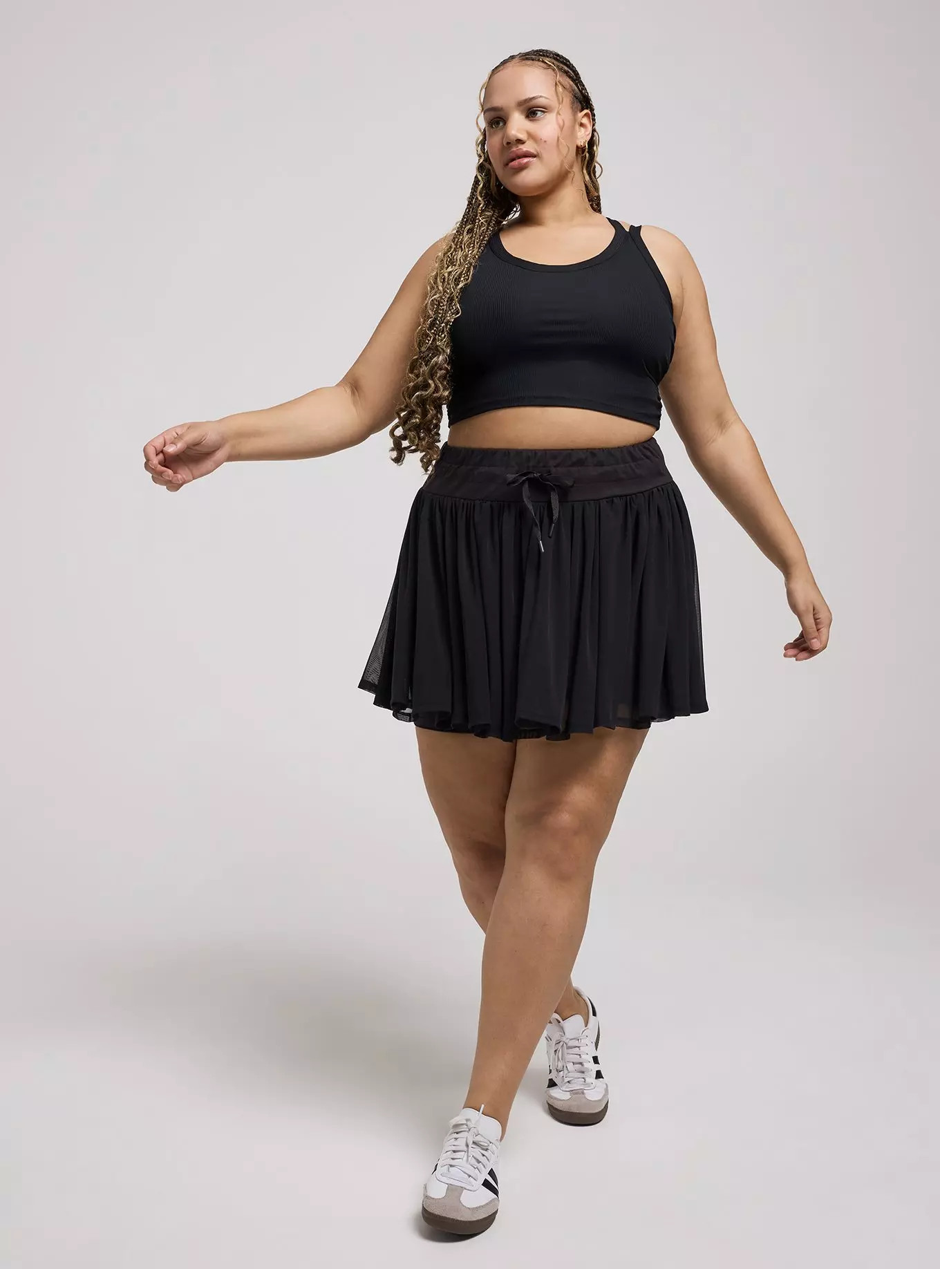 TRU Super Soft Performance Jersey 2fer Skirt With Bike Short | Torrid (US & Canada)