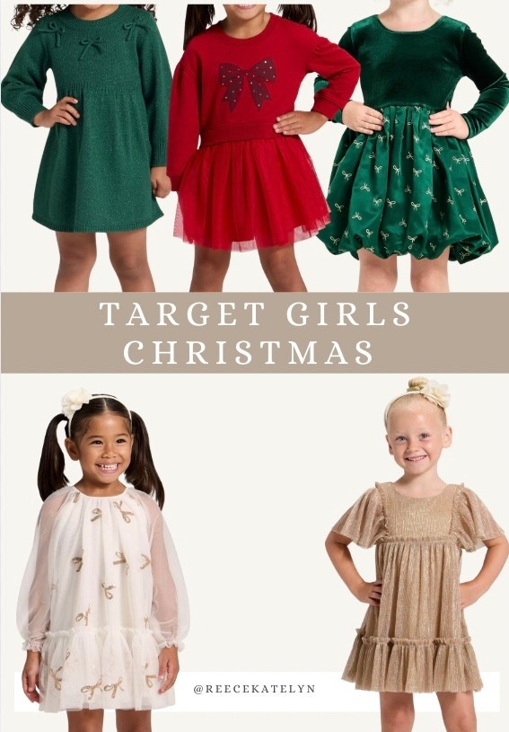 Target Girls Christmas dresses