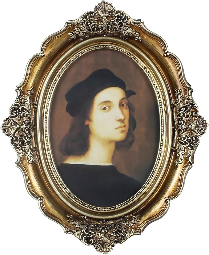 Vintage Oval Picture Frame 5x7 Antique Bronze Gold Photo Frames with Glass Front, Tabletop or Wal... | Amazon (US)