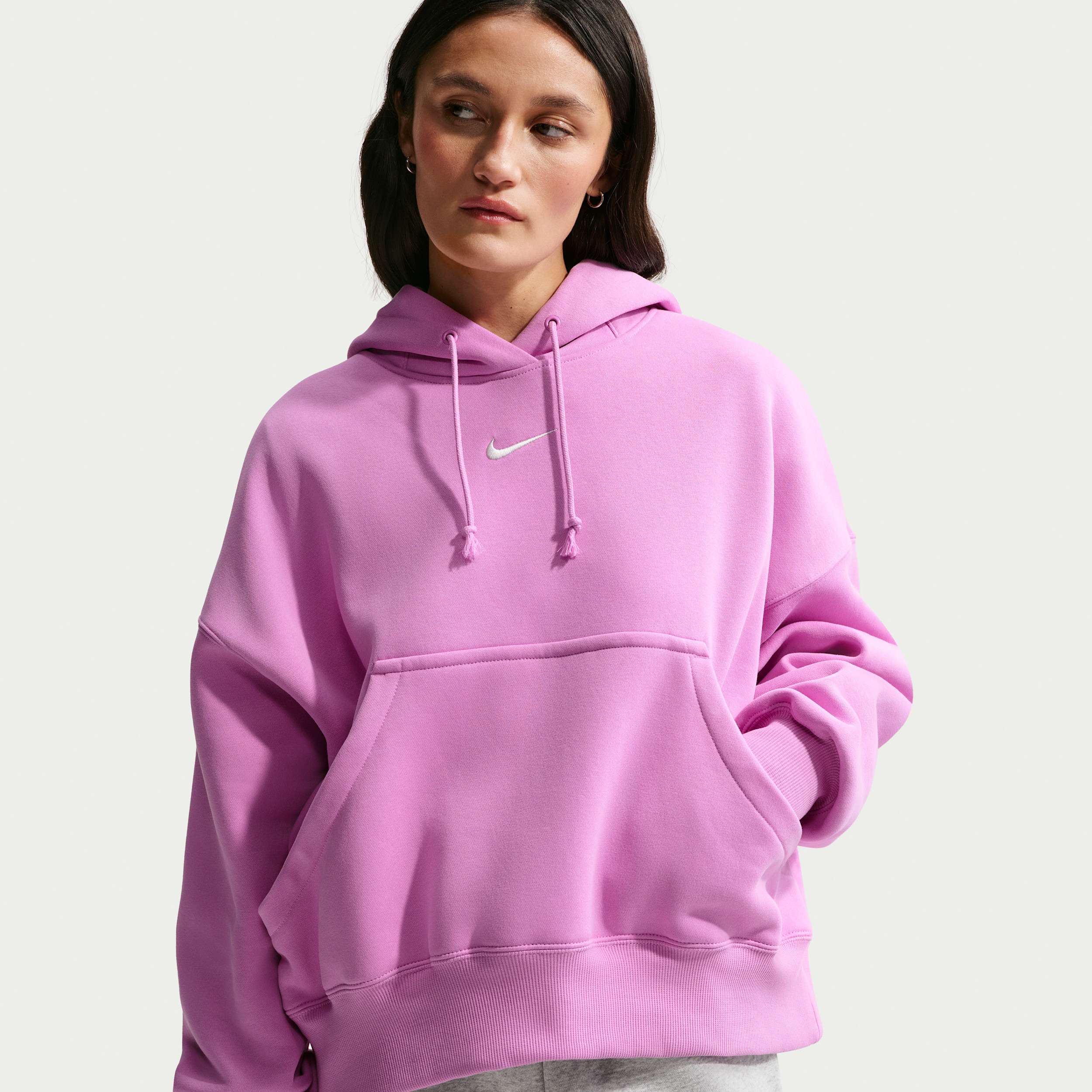 Women's Nike Sportswear Phoenix Fleece Over-Oversized Pullover Hoodie in Purple | DQ5858-503 | Nike (US)
