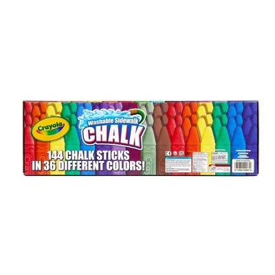 Crayola 144ct Washable Sidewalk Chalk | Target