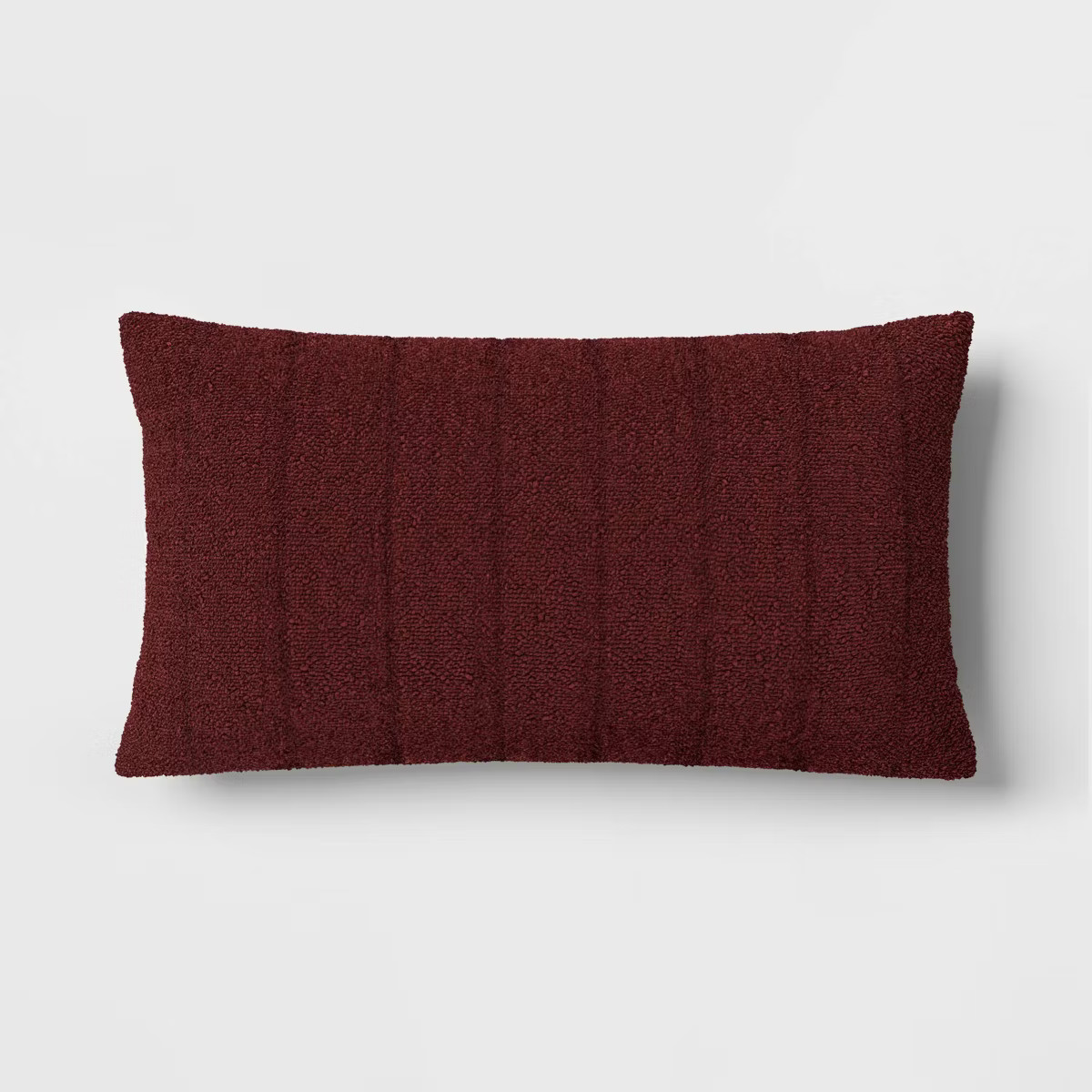 Oversized Channeled Boucle Polyester Lumbar Throw Pillow - Threshold™ | Target