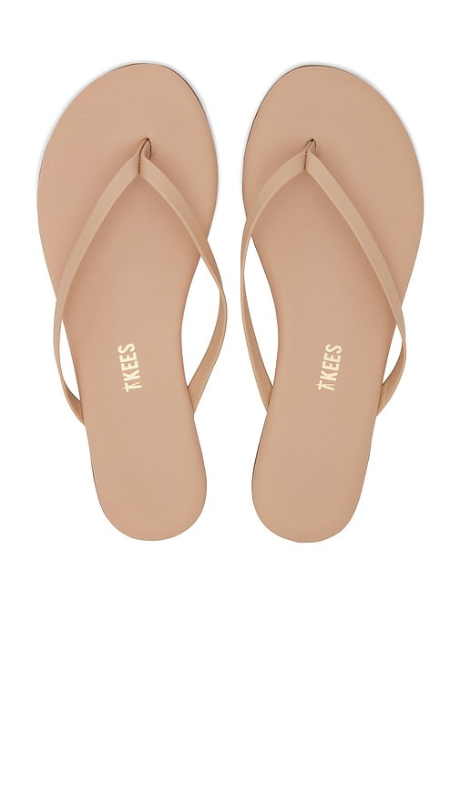 TKEES Lily Foundations Matte Flip Flop in Nude. - size 11 | Revolve Clothing (Global)
