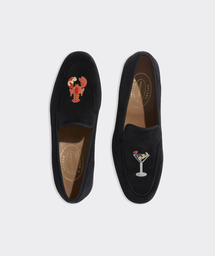 Men's Stubbs & Wootton Velvet Holiday Venetian Loafers | vineyard vines