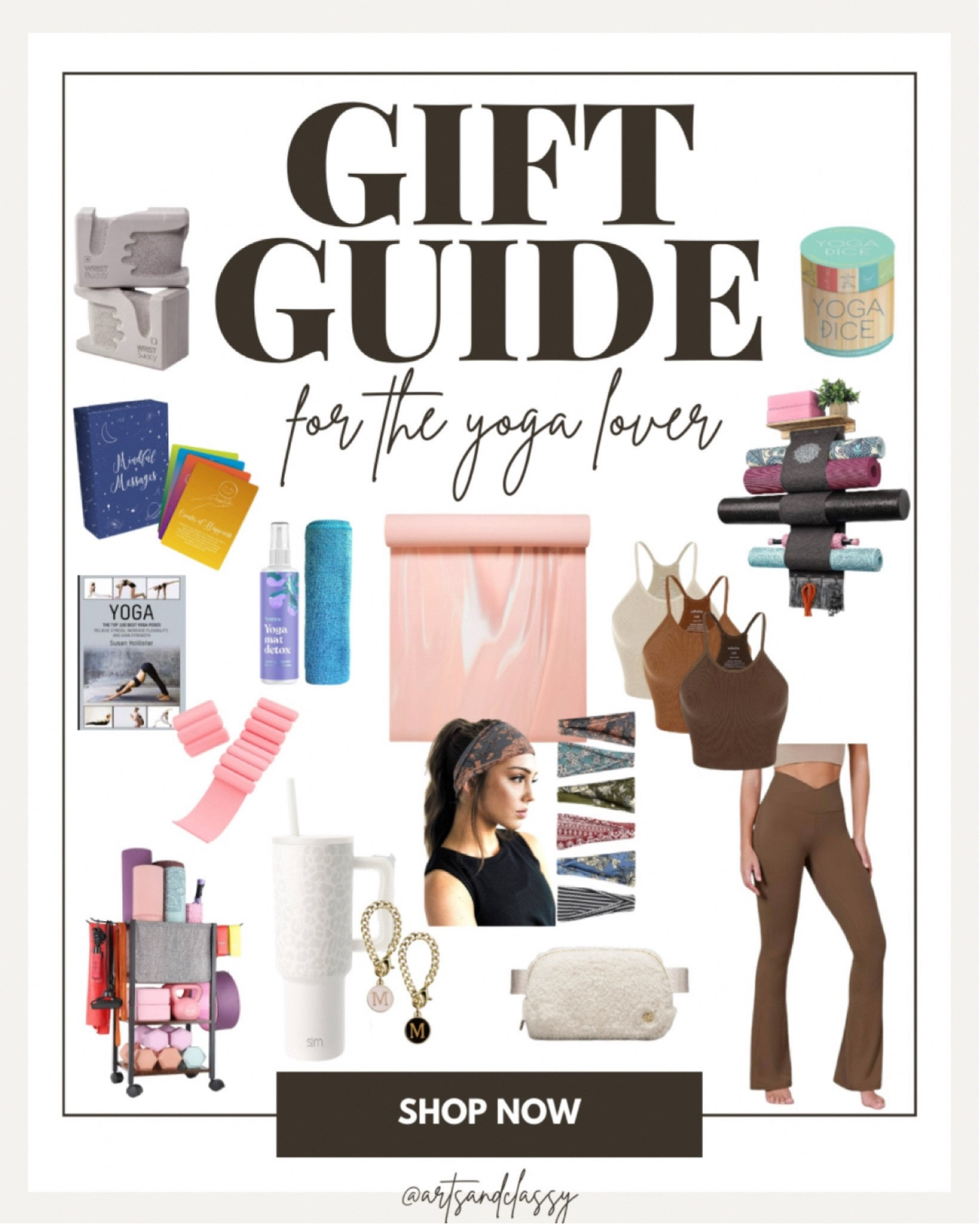 Looking for the perfect gift for your yogi friend? This gift guide for yoga lovers has something for every yoga lover on your list. From lululemon to Amazon finds, there’s something here for every budget.

Yoga mat | yoga dice | yoga positions book | yoga cleaner | yoga leggings | yoga outfit | yoga accessories | yoga block | yoga storage | boho headband | bala bangles | Sherpa cross body bag 

#LTKGiftGuide #LTKActive #LTKFitness