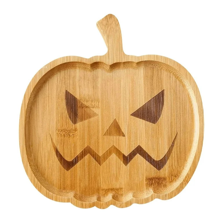 Kezqiaxn Halloween Pumpkin Wooden Charcuterie Boards Wooden Pumpkin Shaped Cheese Board Cheese Tr... | Walmart (US)