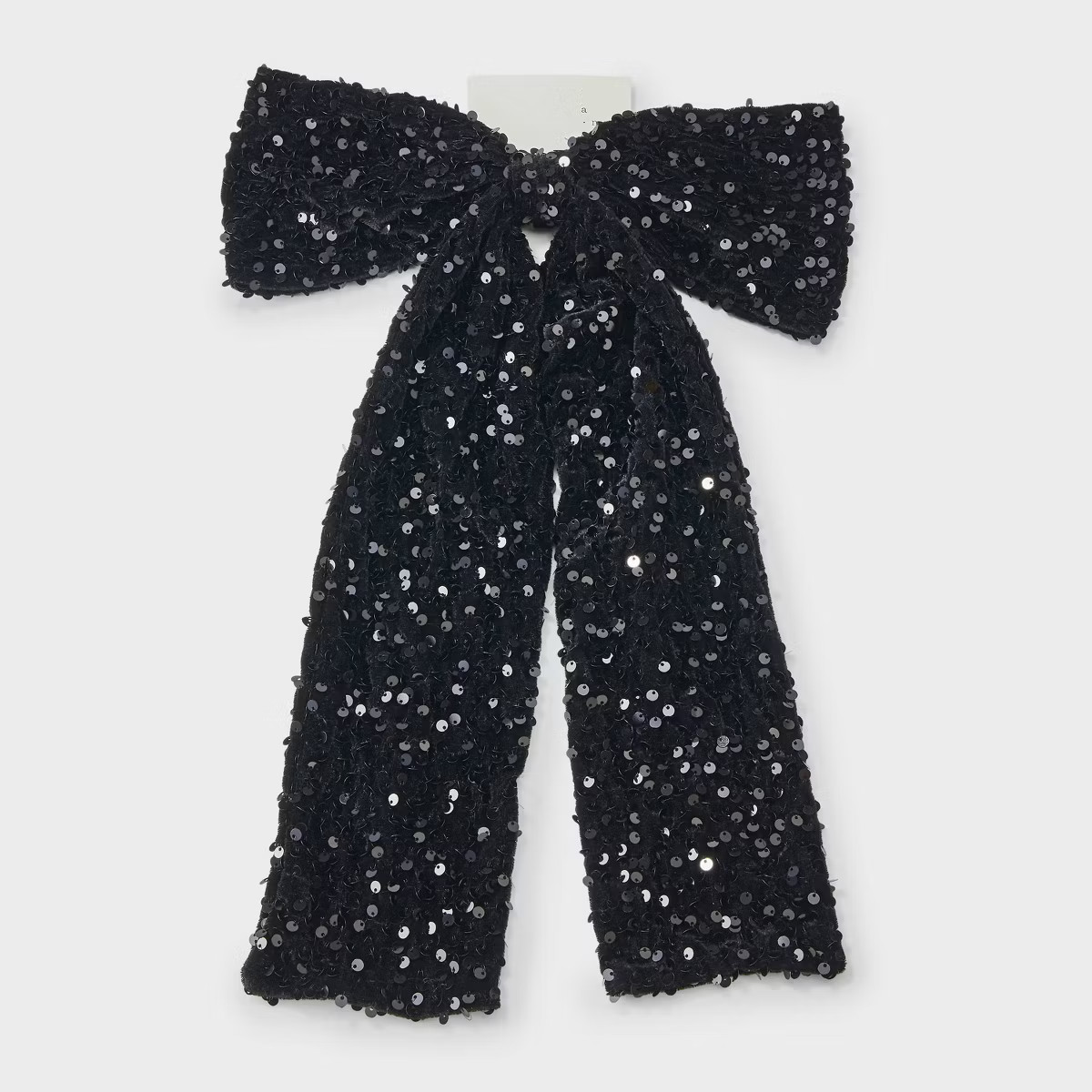 Large Sequin Hair Bow - A New Day™ Black | Target