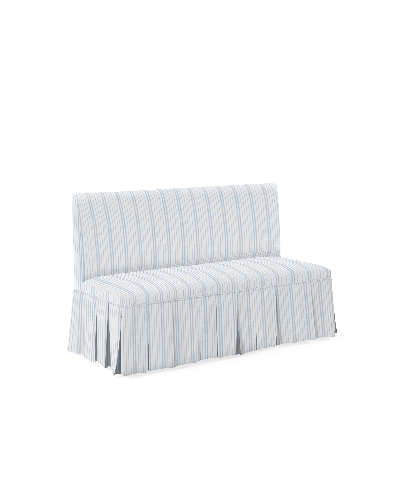 Ross Pleated Dining Bench | Serena and Lily