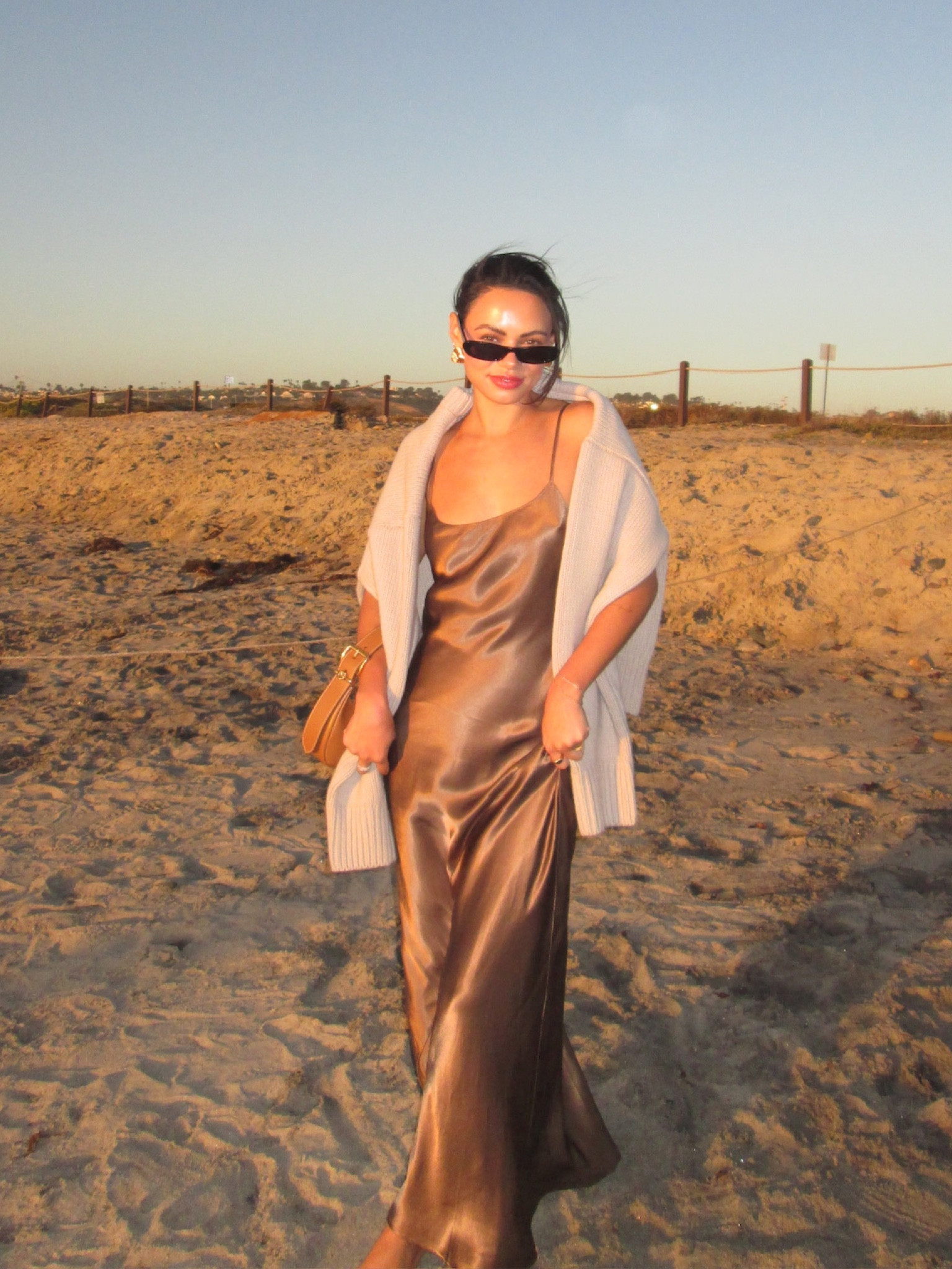 satin dissh maxi dress + ysl sunnies 

#LTKstyletip #LTKsalealert #LTKfindsunder50