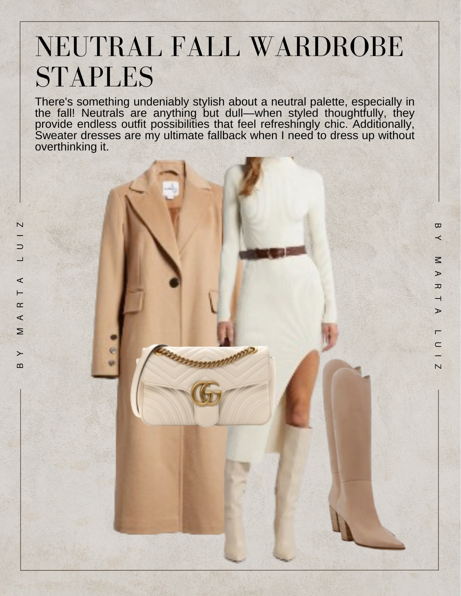 Neutral Fall Wardrobe Staples 

There's something undeniably stylish about a neutral palette, especially in the fall! Neutrals are anything but dull—when styled thoughtfully, they provide endless outfit possibilities that feel refreshingly chic. Additionally, Sweater dresses are my ultimate fallback when I need to dress up without overthinking it.

#LTKFindsUnder100 #LTKStyleTip