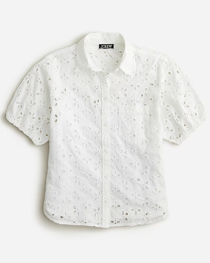Spring garden top in eyelet | J. Crew US