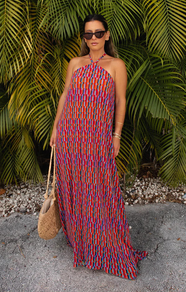 Claudia Maxi Dress ~ Cabo Crush Geo | Show Me Your Mumu