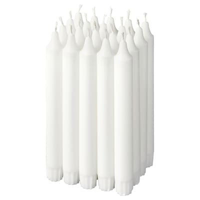 JUBLA Unscented chandelier candle - white - IKEA | IKEA (DE)