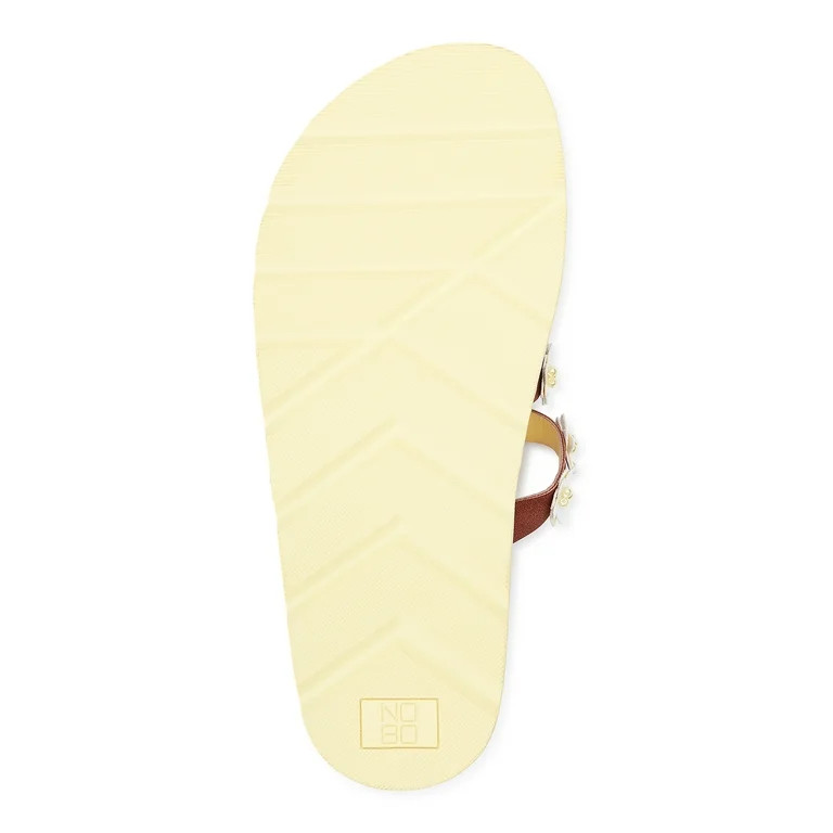 No Boundaries Women's Footbed Sandal | Walmart (US)