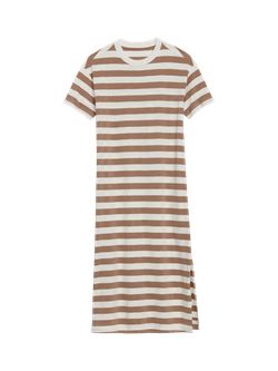 Vintage Striped T-Shirt Midi Shift Dress for Women | Old Navy (US)
