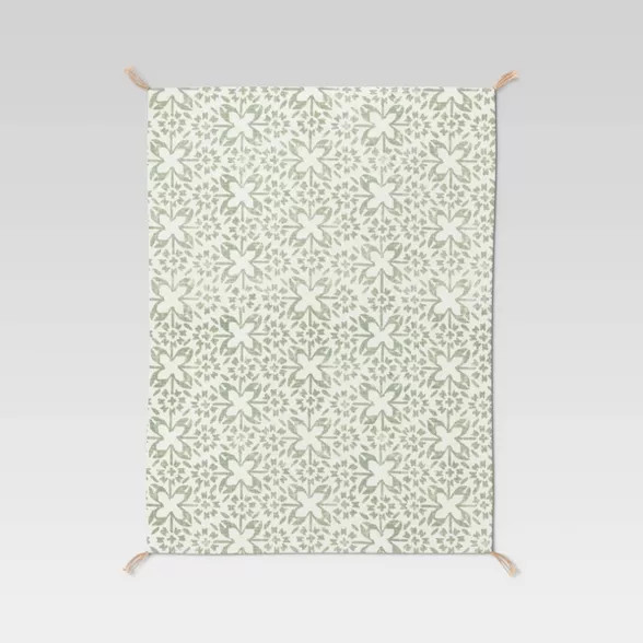 Cotton Printed Placemat with Tassels - Threshold™ | Target