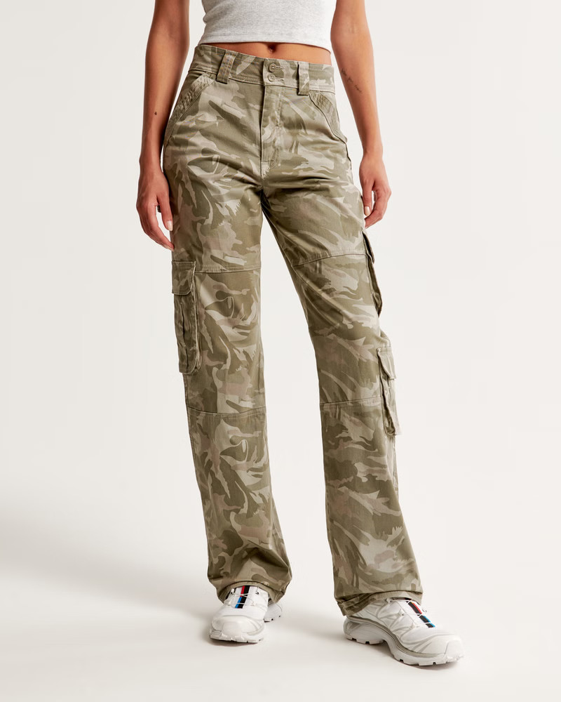 Women's Relaxed Cargo Pant | Women's Bottoms | Abercrombie.com | Abercrombie & Fitch (US)