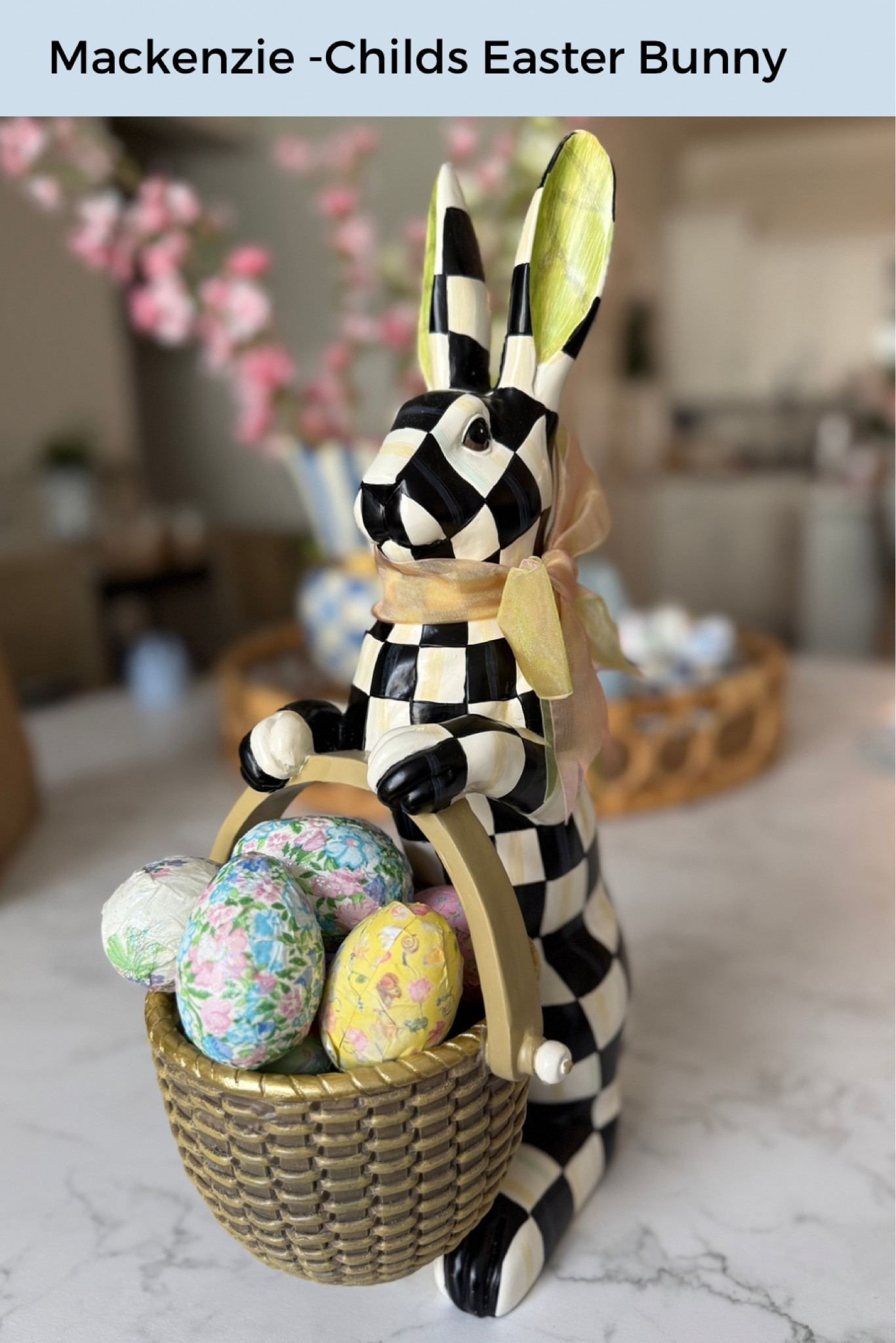 Mackenzie Childs Easter Bunny 
#CourtlyCheck #mackenziechildseveryday
#Easterdecor 

#LTKHome #LTKSeasonal #LTKFindsUnder100