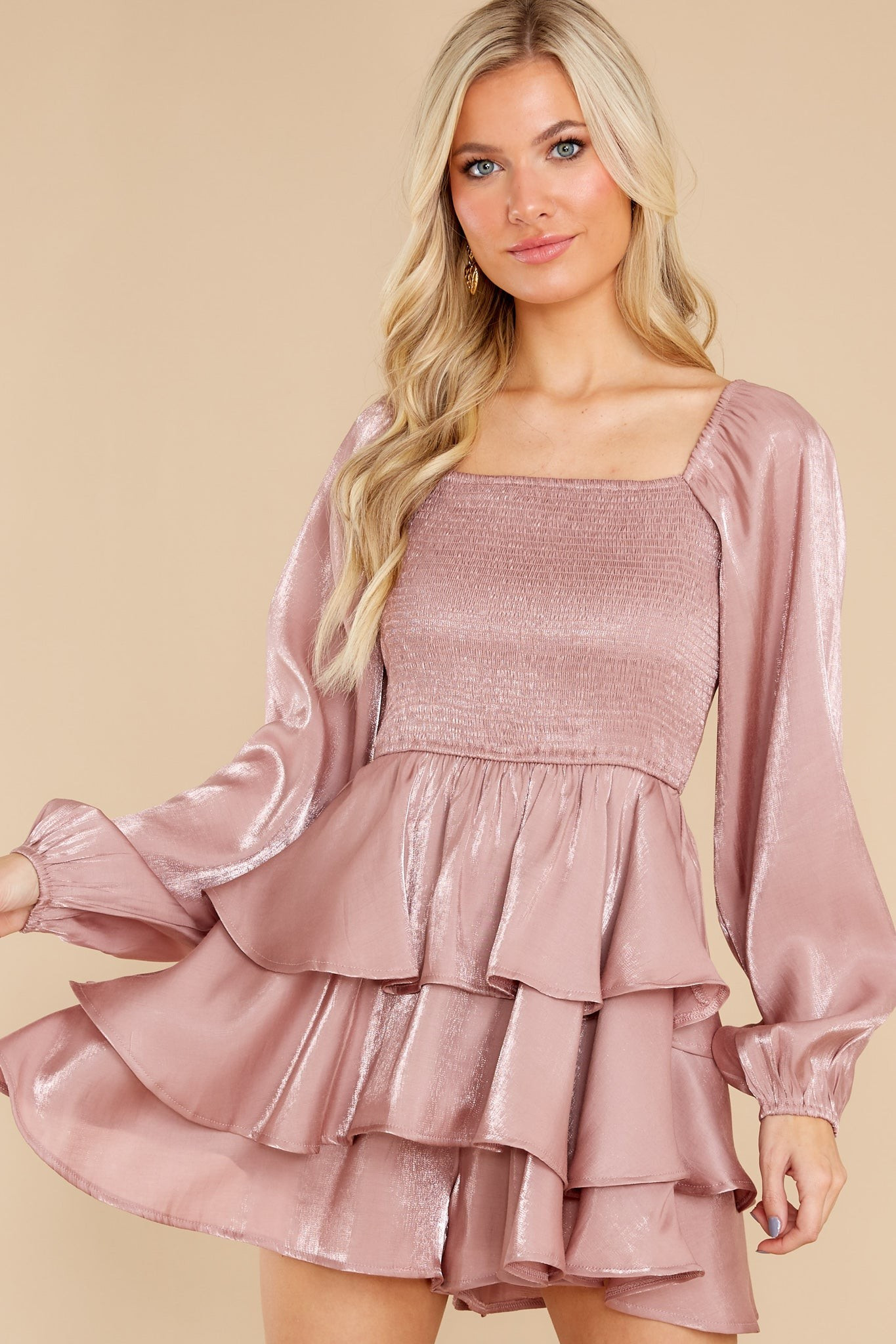 Magical Moves Blush Romper | Red Dress 