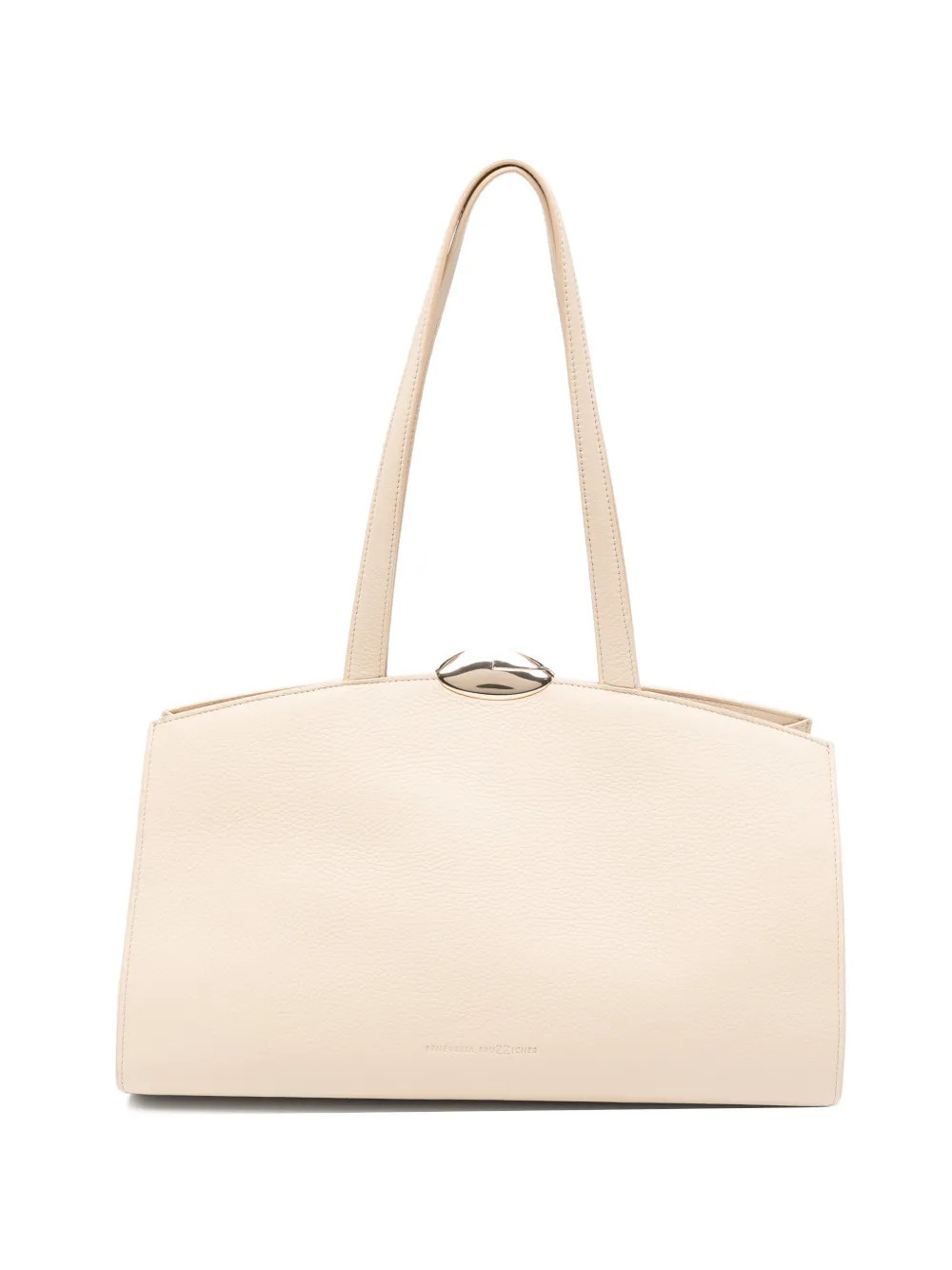 Benedetta Bruzziches large Serena grained-leather tote bag - Neutrals | Farfetch Global