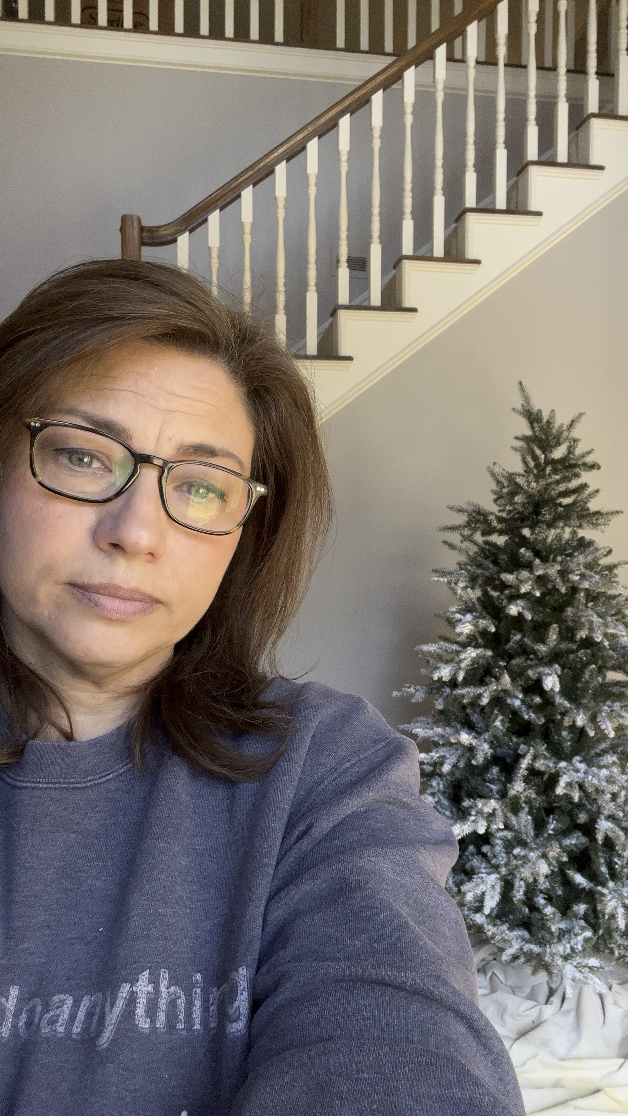 All flocked trees loose flock.  So, it’s great to add your own to replace what’s lost.

#LTKhome #LTKHoliday #LTKSeasonal