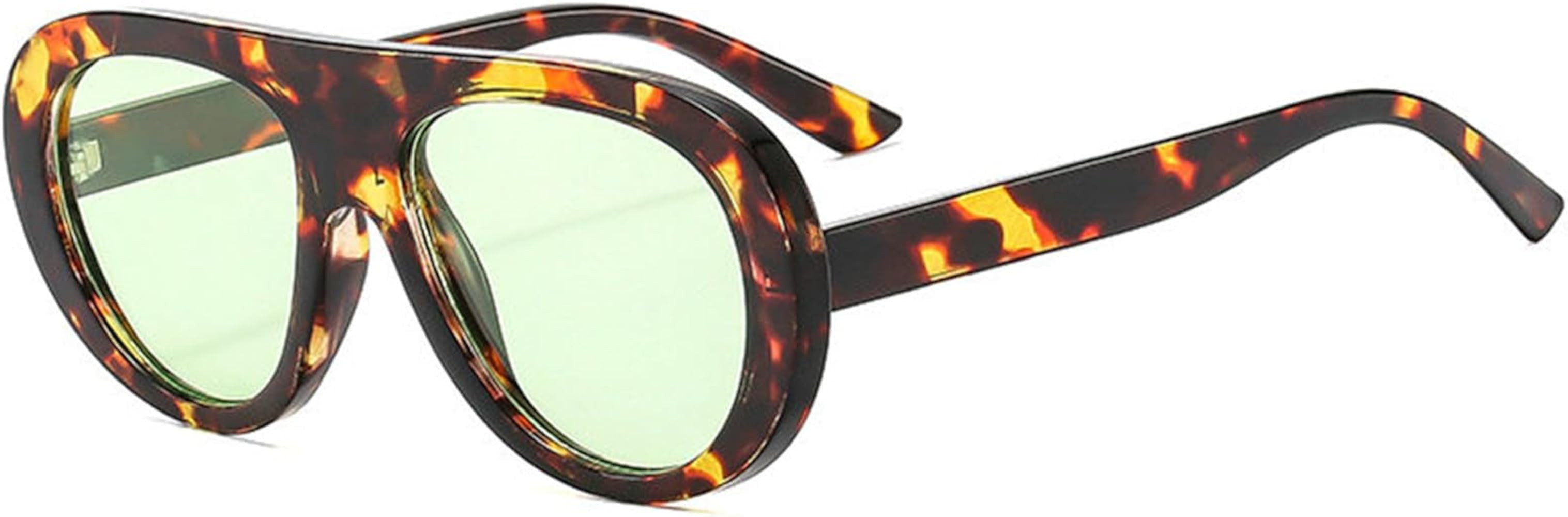 COTIA Fashion Pilot Sunglasses for Women Men Vintage Oversized Candy Color Shades Classic Cat Eye... | Amazon (US)