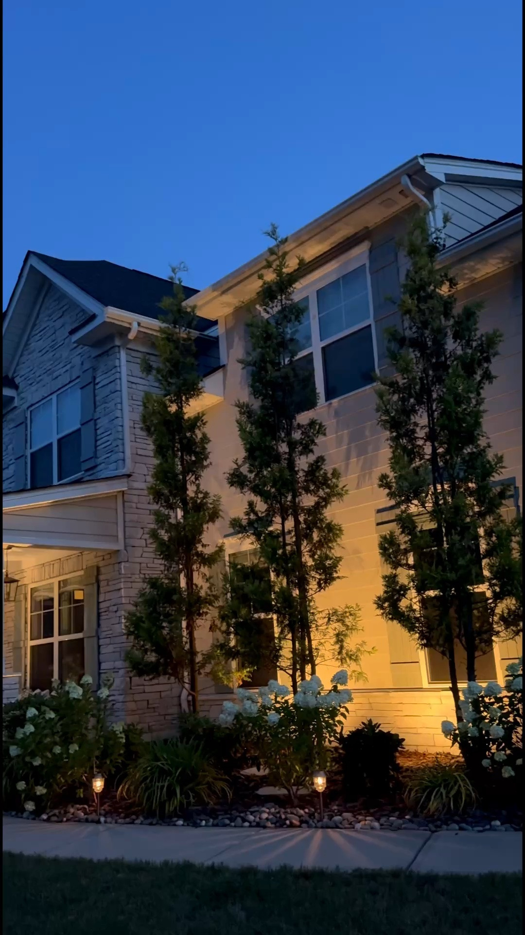 Budget friendly- simple uplighting 
Solar path lights, plug in uplighting

#LTKHome