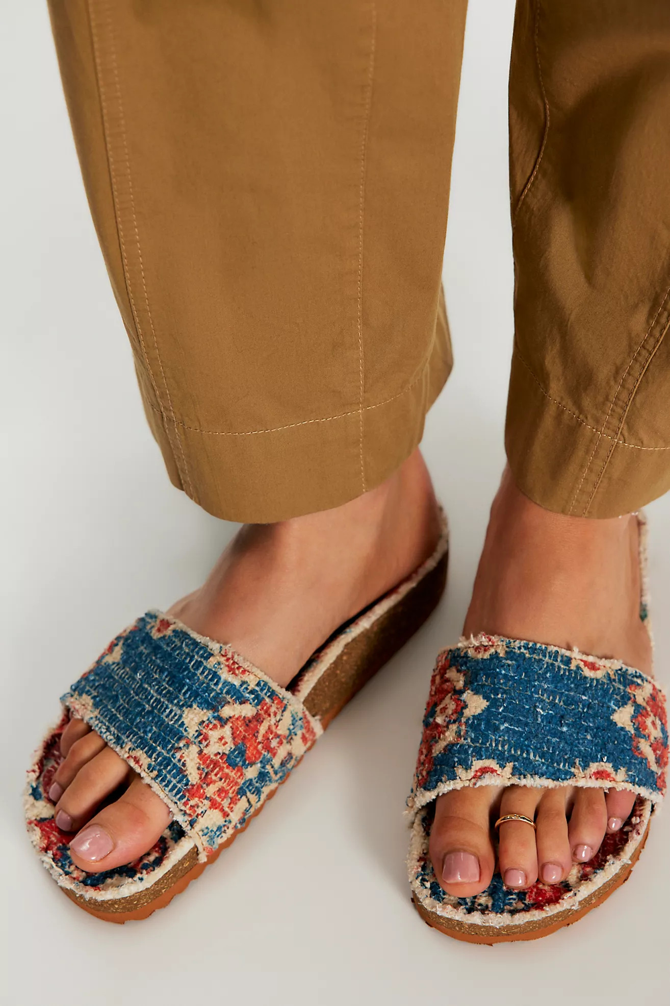 Woven Wonders Footbed Sandals | Free People (Global - UK&FR Excluded)