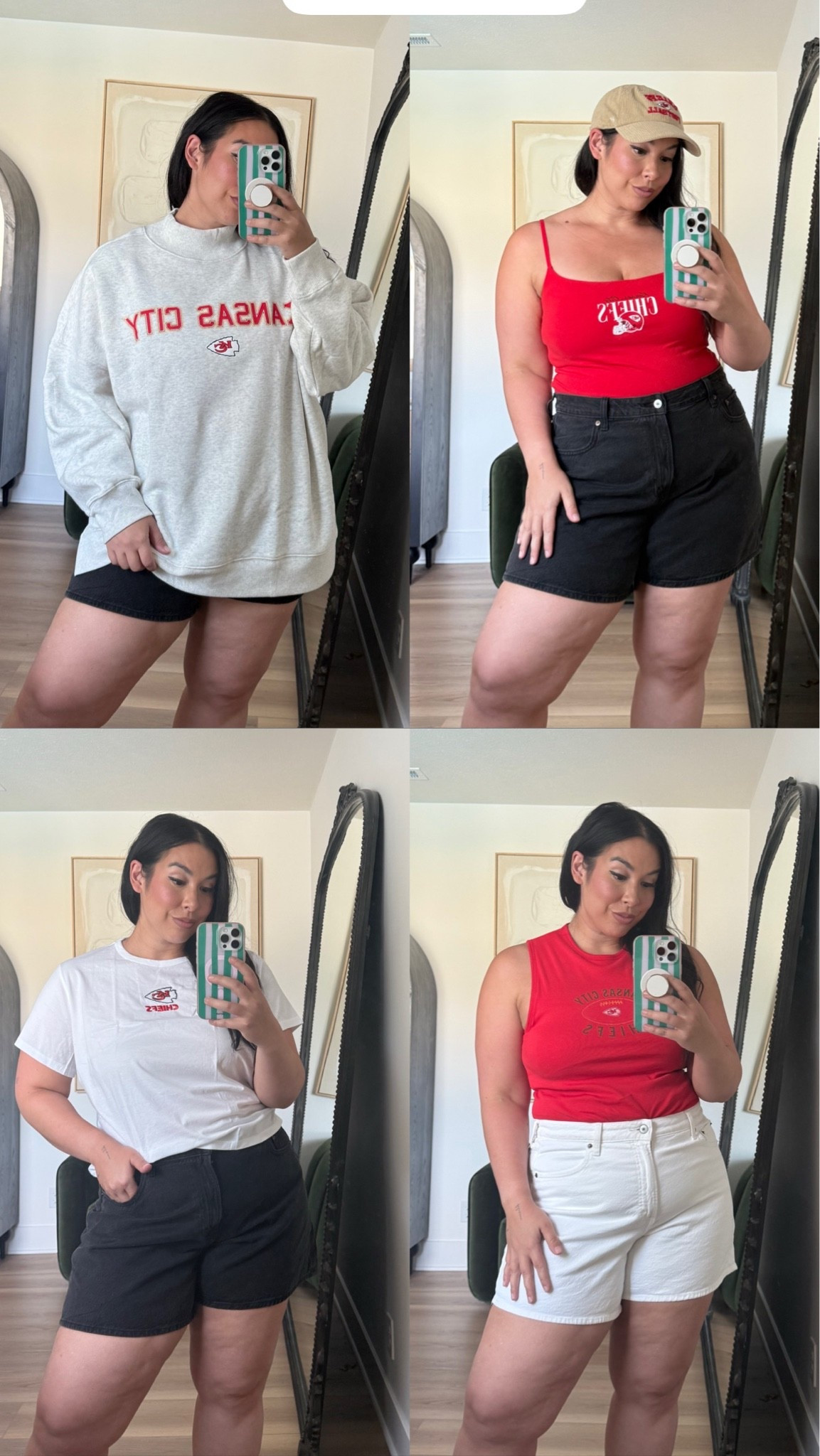 NFL tees and tanks
What to wear to a football game
Midsize nfl outfit
Chiefs outfit

#LTKgrwm #LTKootd #LTKMidsize