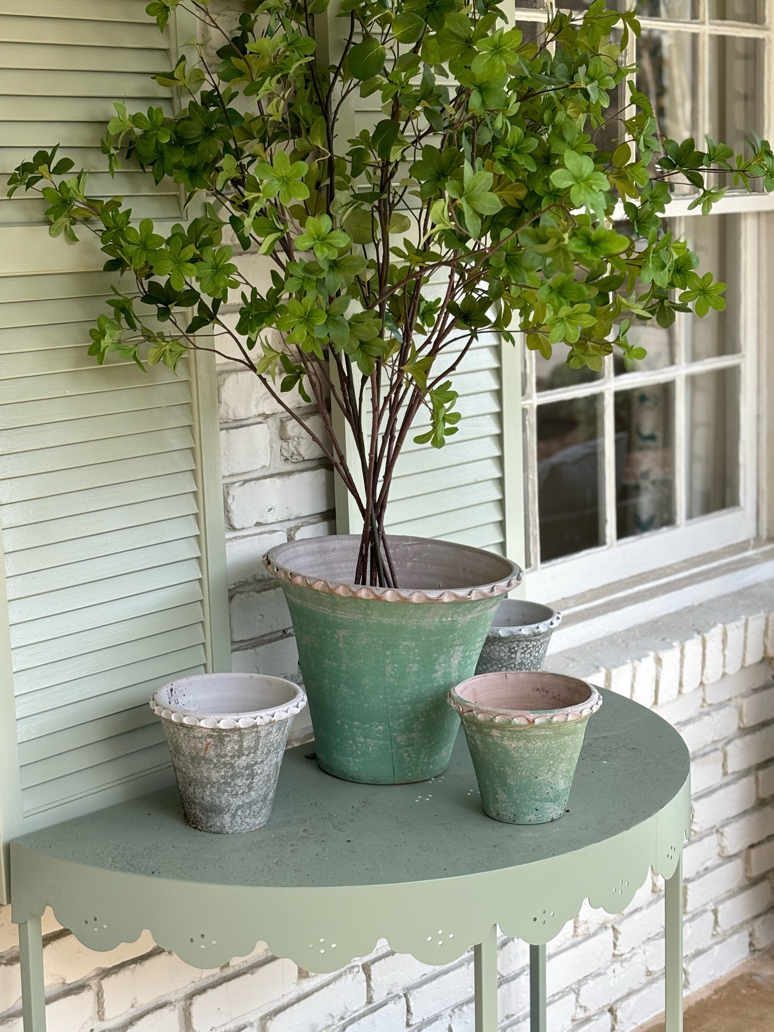 Mixing things up outside 🌿