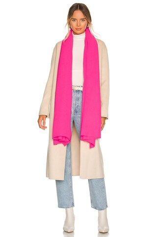 White + Warren Cashmere Travel Wrap in Neon Pink from Revolve.com | Revolve Clothing (Global)